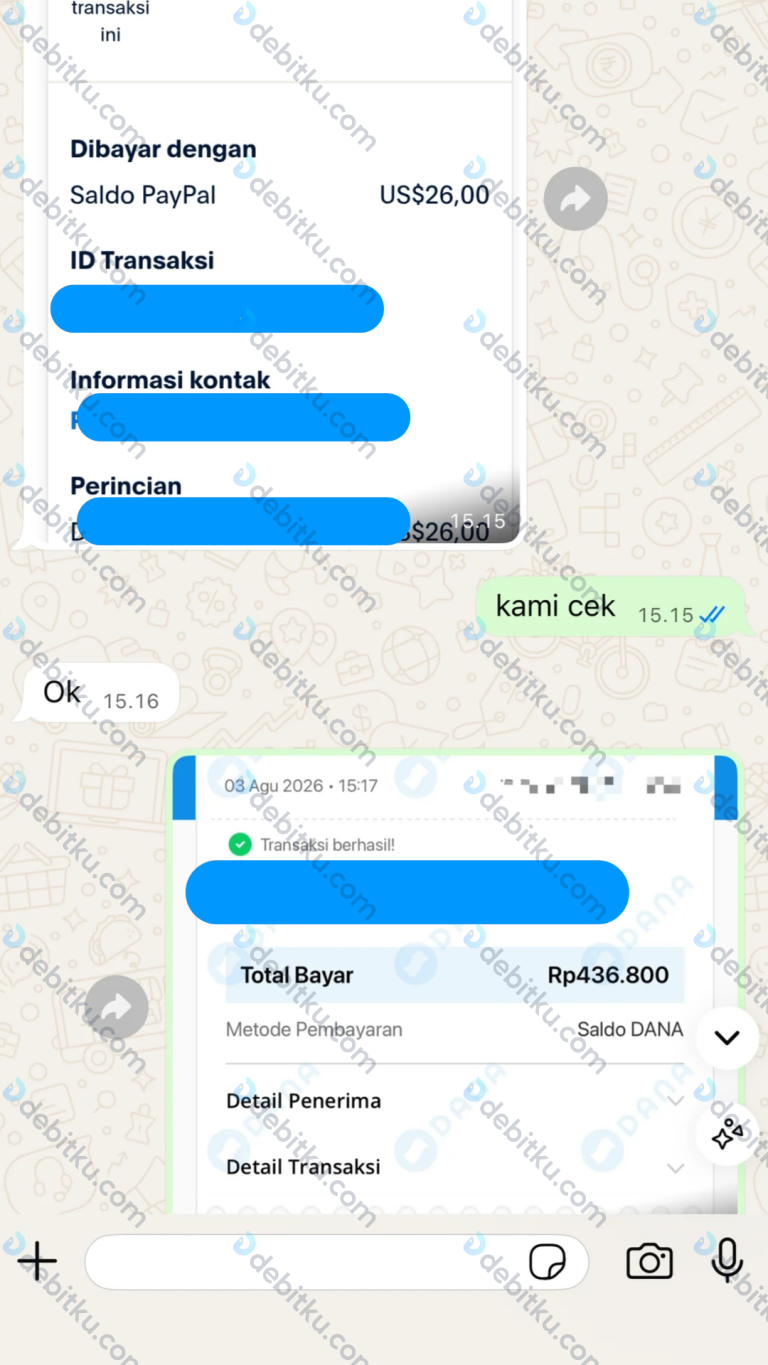 cara cairkan paypal ke dana